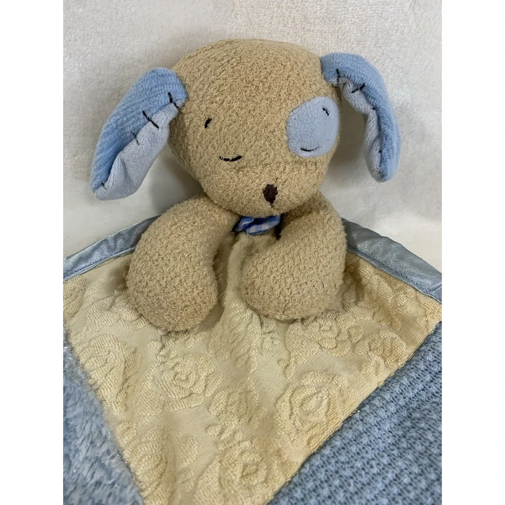 Kids II Baby Dog Puppy Plush Lovey Security Blanket Bedtime Prayer Praying Satin